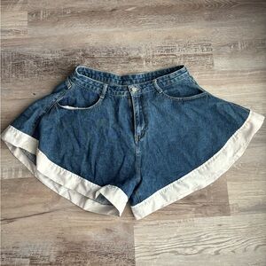 Cider wide leg shorts